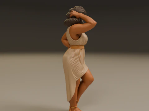 Greek pin-up 3D Print Model
