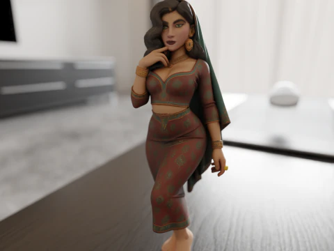 Иранский пин-ап 3D Принт Модель