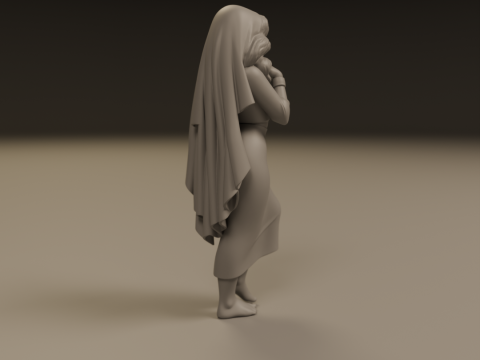 Iranian pin-up 3D Druckmodell