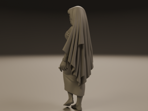 Iranian pin-up 3D Druckmodell