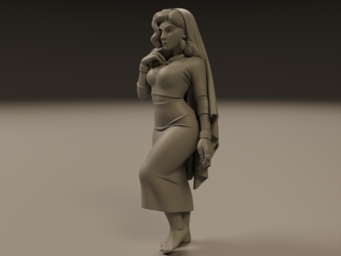 Iranian pin-up 3D Druckmodell