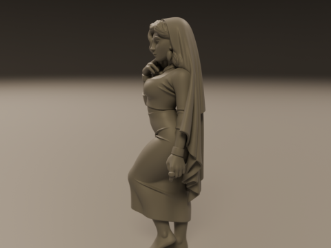 Iranian pin-up 3D Druckmodell