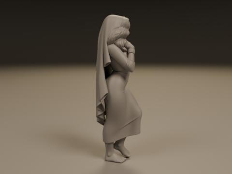 Iranian pin-up 3D Druckmodell