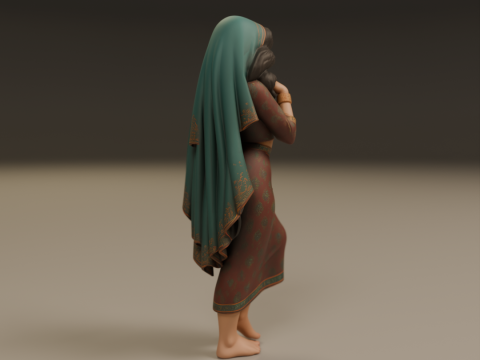 Iranian pin-up 3D Druckmodell