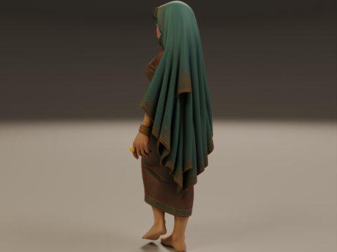 Iranian pin-up 3D Druckmodell