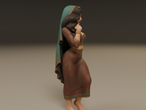 Iranian pin-up 3D Druckmodell