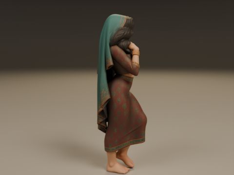 Iranian pin-up 3D Druckmodell