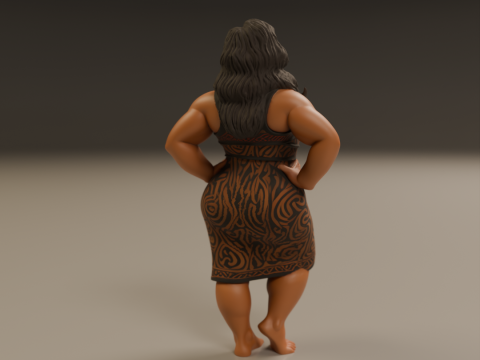 Maori pin-up Modelo de impresión 3D