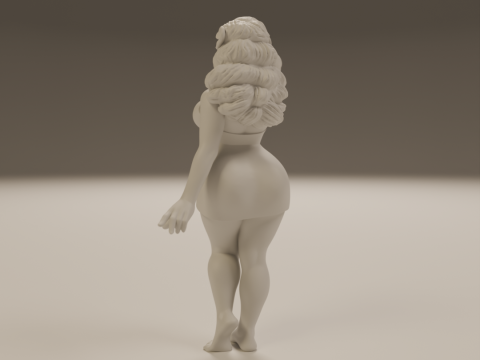 Polynesian pin-up 3D 打印模型