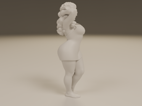 Polynesian pin-up 3D 打印模型