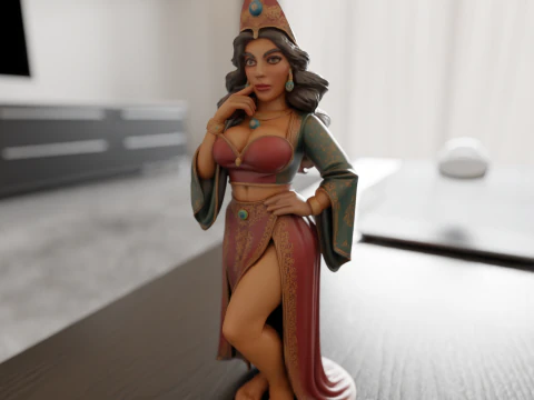 pin-up turca Modelo de Impressão 3D