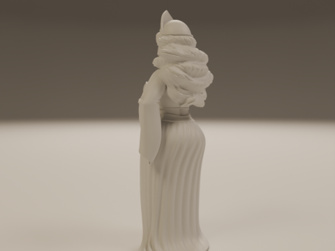 Turkish pin-up 3D Print Model