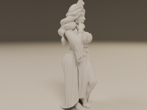 Turkish pin-up 3D Print Model