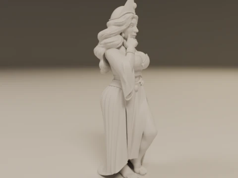 Turkish pin-up 3D Print Model