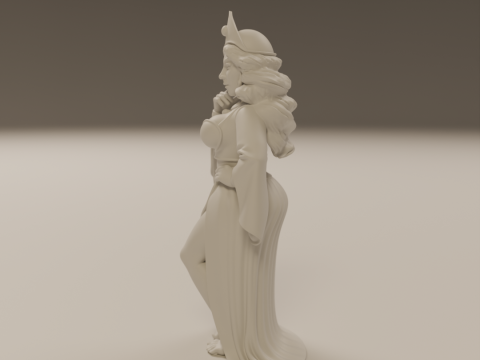 Turkish pin-up 3D Print Model