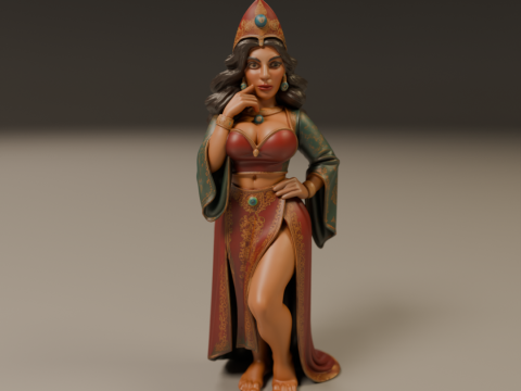 Turkish pin-up 3D Print Model
