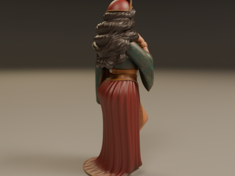 Turkish pin-up 3D Print Model