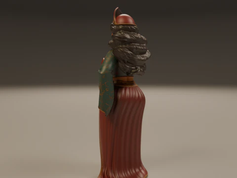 Turkish pin-up 3D Print Model