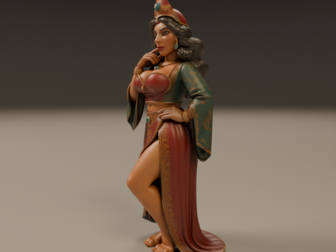 Turkish pin-up 3D Print Model