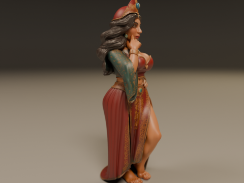 Turkish pin-up 3D Print Model