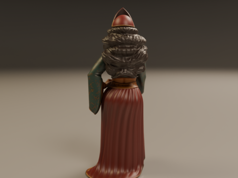 Turkish pin-up 3D Print Model