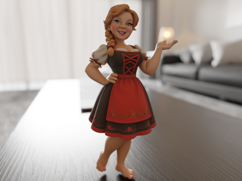 Pin-up germany 3D Print Model