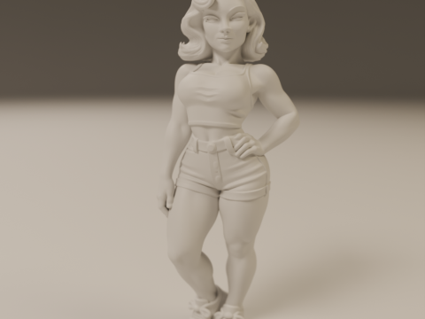 American pin-up 3D Print Model