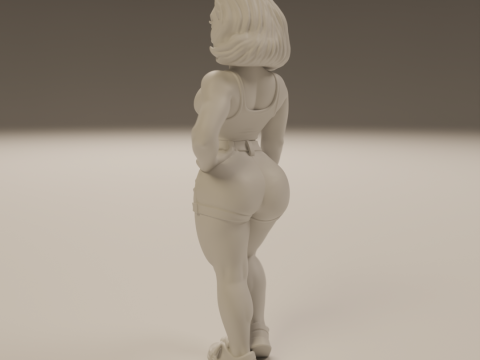 American pin-up 3D Print Model