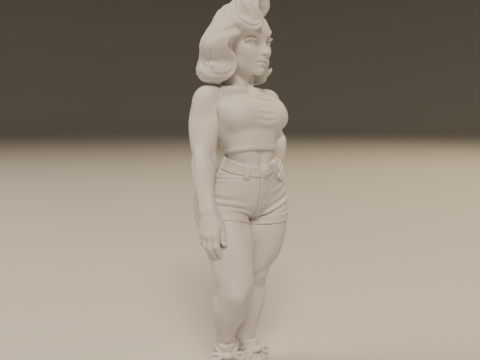 American pin-up 3D Print Model