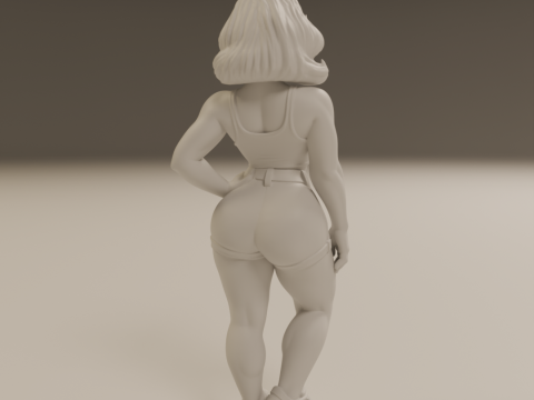 American pin-up 3D Print Model