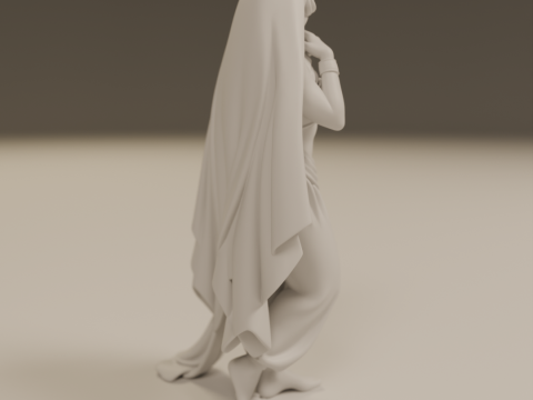 Indian pin-up 3D 打印模型