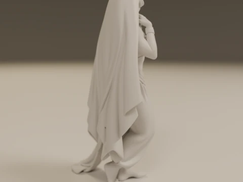 Indian pin-up 3D Print Model