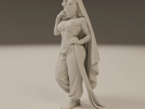 Indian pin-up 3D Print Model