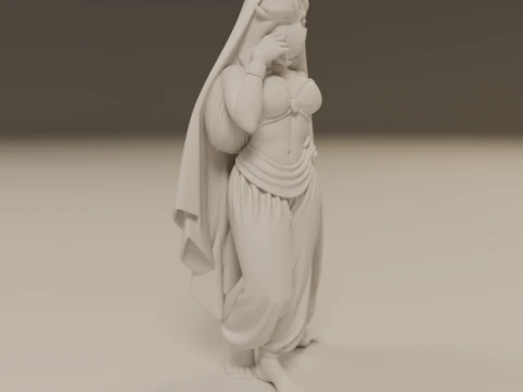Indian pin-up 3D Print Model