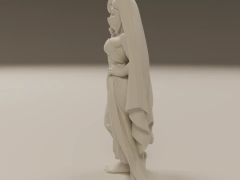 Indian pin-up 3D Print Model