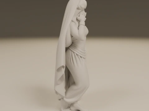 Indian pin-up 3D Print Model