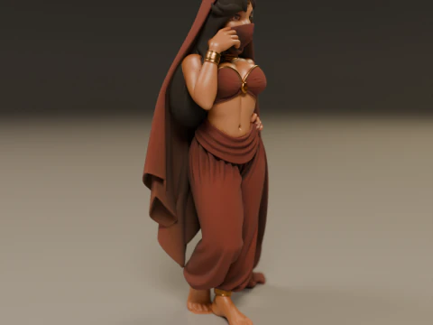 Indian pin-up 3D Print Model