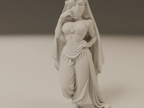 Indian pin-up 3D Print Model