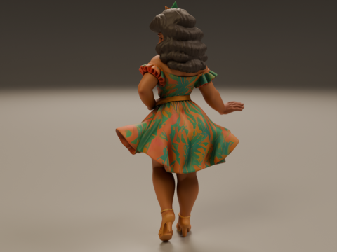 Brazilian pin-up 3D Print Model