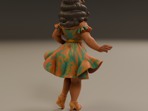 Brazilian pin-up 3D Print Model