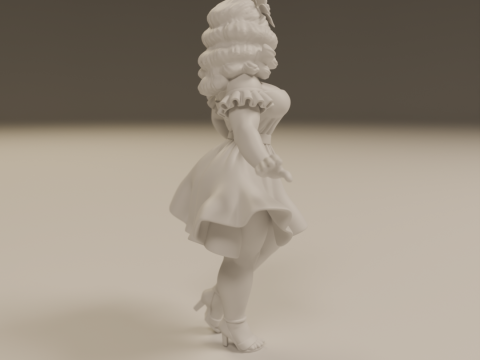 Brazilian pin-up 3D Print Model