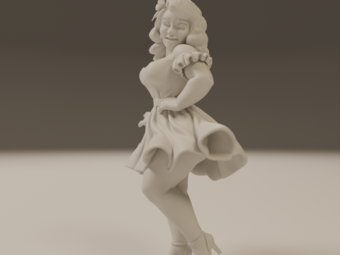 Brazilian pin-up 3D Print Model
