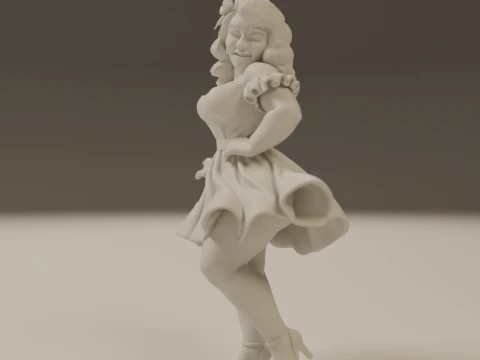 Brazilian pin-up 3D Print Model