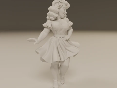 Brazilian pin-up 3D Print Model