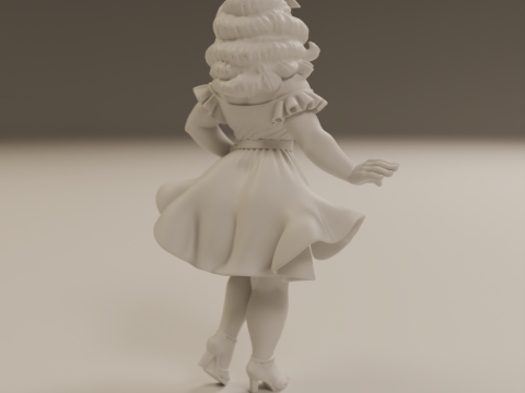 Brazilian pin-up 3D Print Model