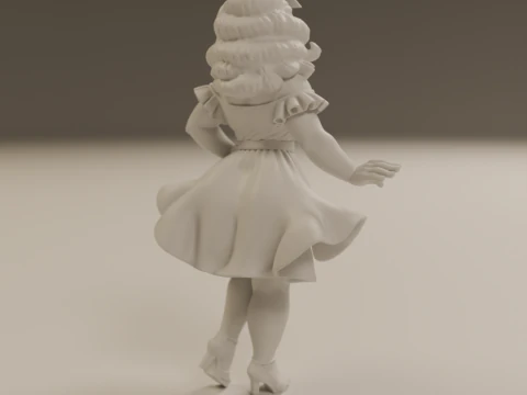 Brazilian pin-up 3D Print Model