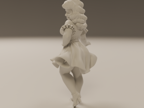 Brazilian pin-up 3D Print Model