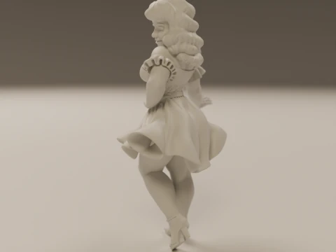 Brazilian pin-up 3D Print Model