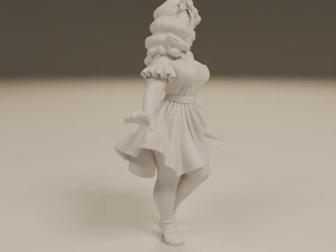 Brazilian pin-up 3D Print Model