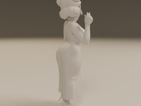 Chinese pin-up 3D Print Model